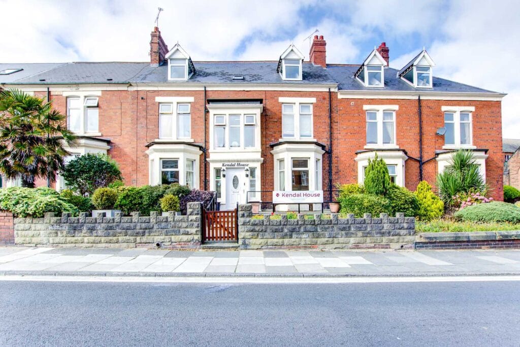 The front of Kendal House in Whitley Bay, one of five small, family-run Lenore Care homes that take care home referrals