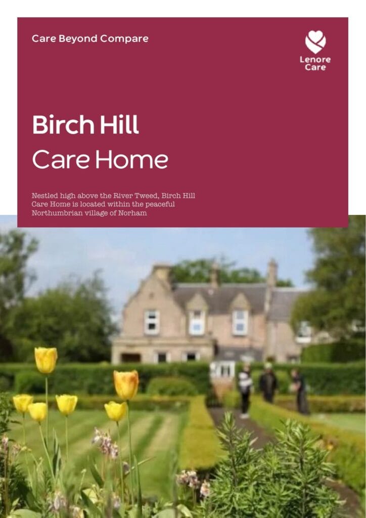 Cover of the Birch Hill brochure