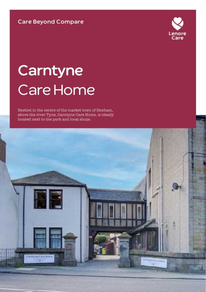 Cover of the Carntyne brochure
